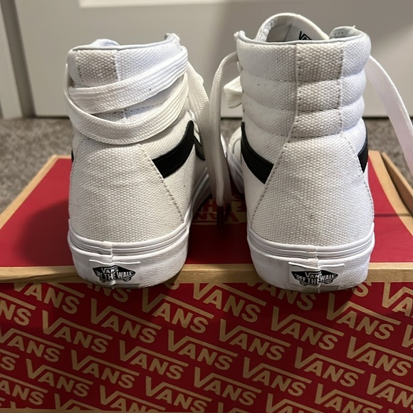 White Sk8-Hi Vans Reissue - Picture 3 of 4